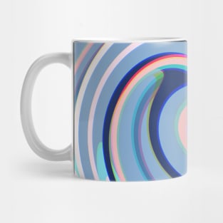 Swirl of Abstract Lines Of Soft Colors Mug